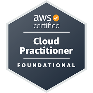 AWS Certified Cloud Practitioner badge